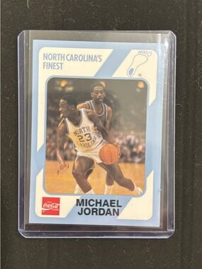 Michael Jordan Trading Card - Light Blue